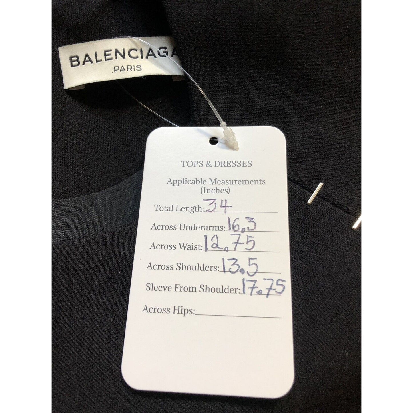 Rare Balenciaga Black Staple Dress XS
