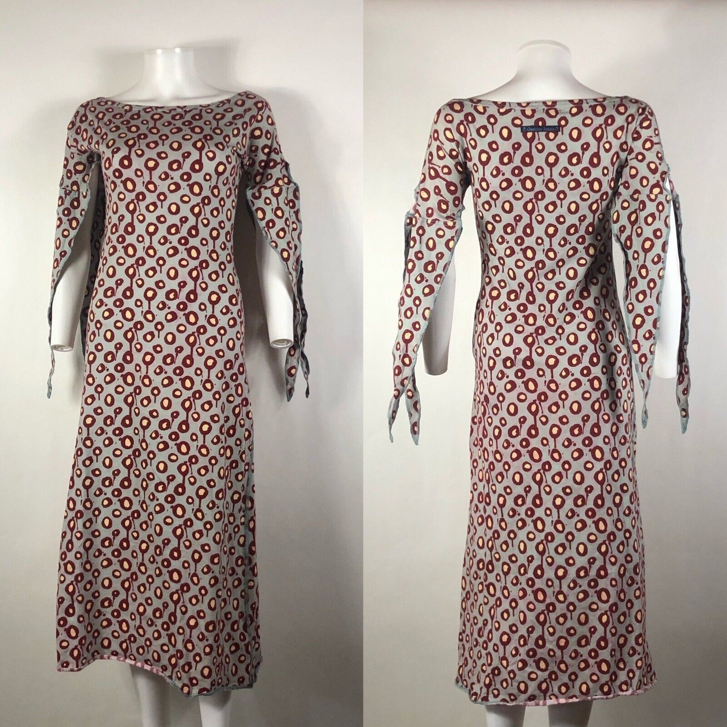 Rare Vtg Jean Paul Gaultier Jean's Spotted Dress S