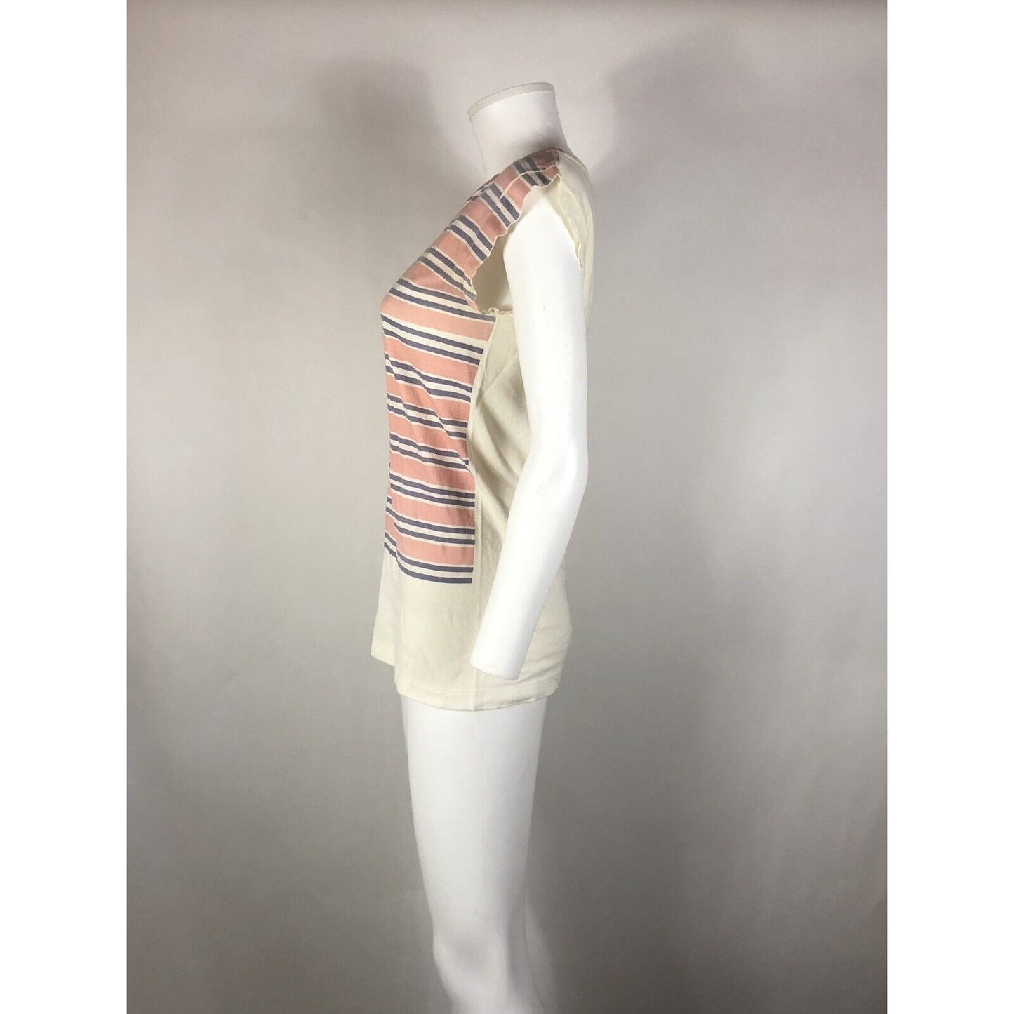 Rare Vtg Maison Martin Margiela Striped Artisanal Line 0 Tee S
