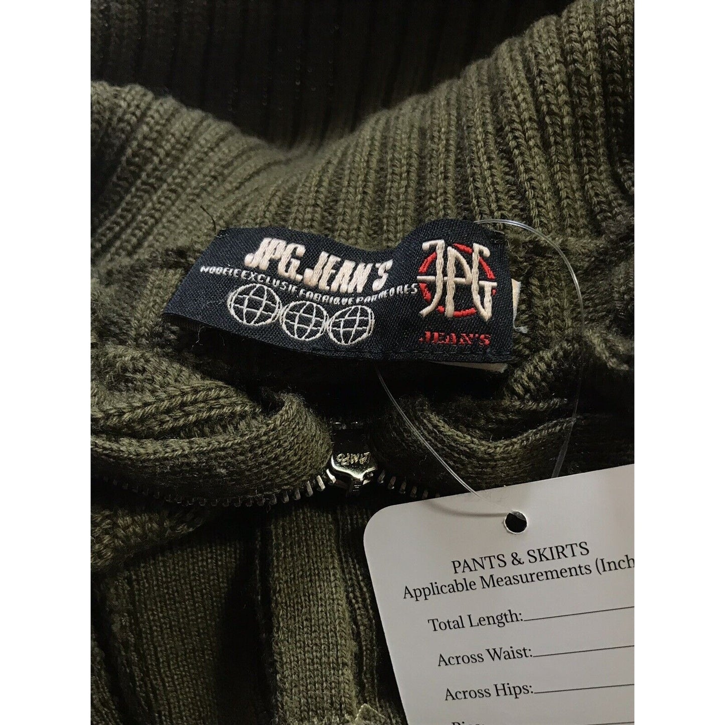 Rare Vtg Jean Paul Gaultier 'JPG' Logo Sweater M
