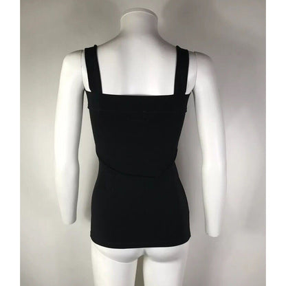 Rare Vtg Jean Paul Gaultier Black Suspender Top S