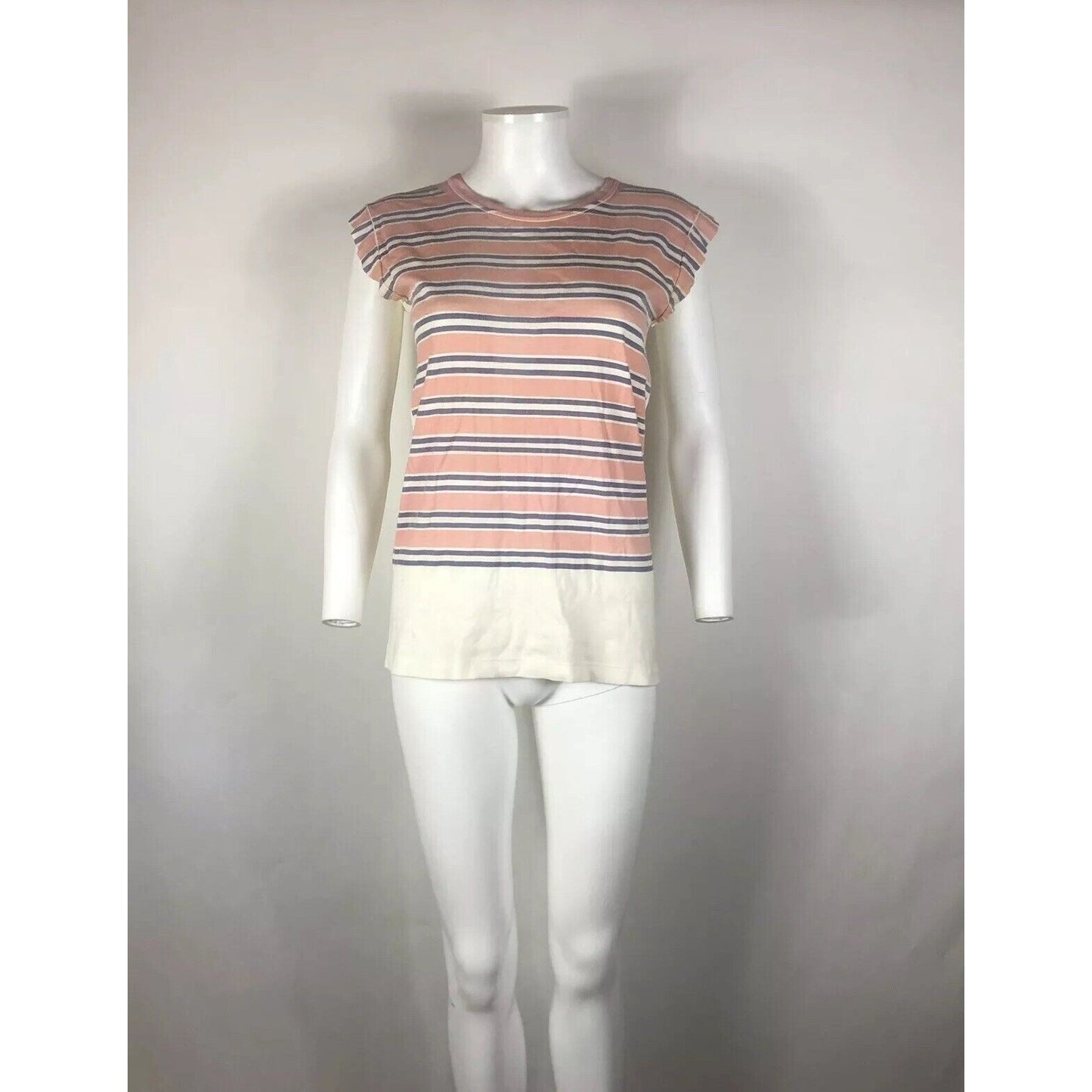 Rare Vtg Maison Martin Margiela Striped Artisanal Line 0 Tee S