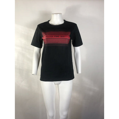 Rare Vtg Jean Paul Gaultier Homme Object Black Red Logo Tee M