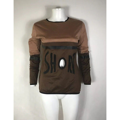 Rare Vtg Jean Paul Gaultier 90s Cutout 'Short' Top S