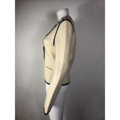 Rare Vtg Jean Paul Gaultier Cutout Wool Jacket S