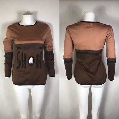 Rare Vtg Jean Paul Gaultier 90s Cutout 'Short' Top S