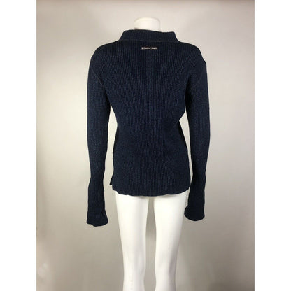 Rare Vtg Jean Paul Gaultier Jean’s Navy Pocket Sweater M