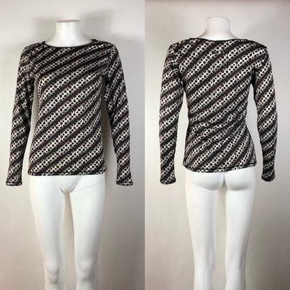 Rare Jean Paul Gaultier Black Red Dot Long Sleeve S