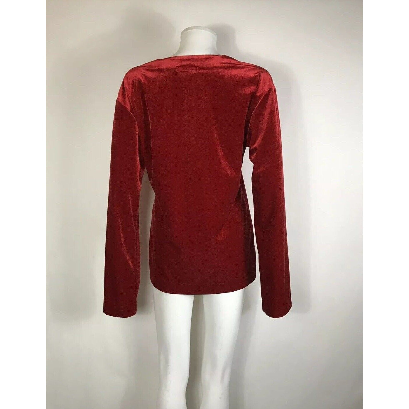 Rare Vtg Jean Paul Gaultier Homme Red Velour Tee M