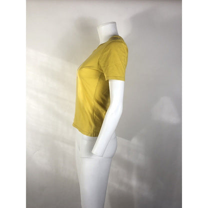 Rare Vtg Jean Paul Gaultier Classique Angel Print Yellow Top S