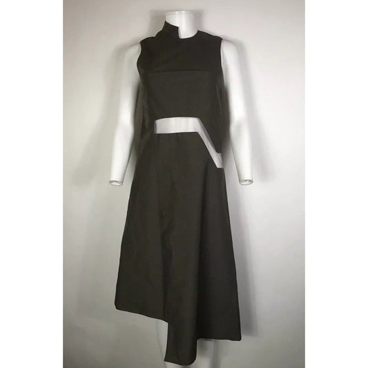 Rare Vtg Hussein Chalayan Airplane Mesh Panel SS2000 Dress S