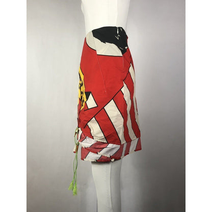 Rare Vtg Maison Martin Margiela Flag Print Skirt S