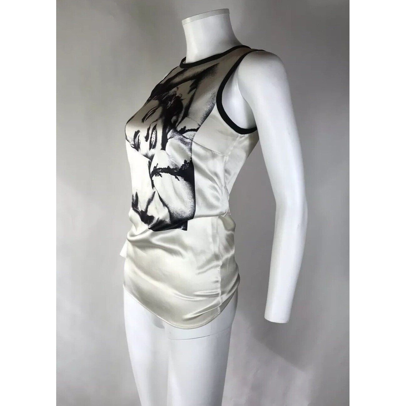 Rare Vtg Dolce & Gabbana Marilyn Monroe Print Silk Tank S