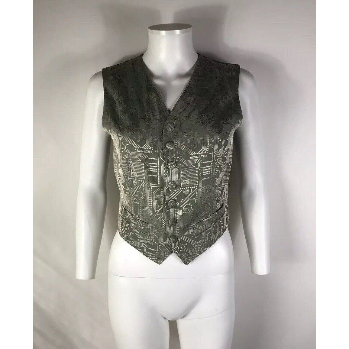 Rare Vtg Jean Paul Gaultier 1995 Circuitboard Vest S