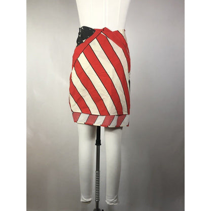 Rare Vtg Maison Martin Margiela Flag Print Skirt S