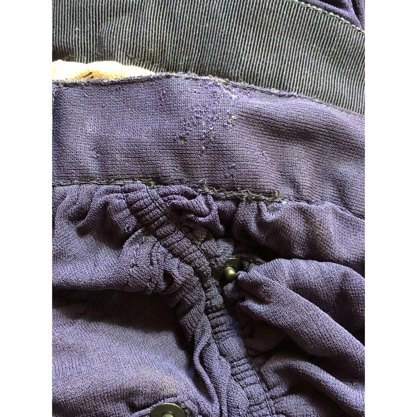 Rare Vtg Jean Paul Gaultier Purple Ruched Pants  S