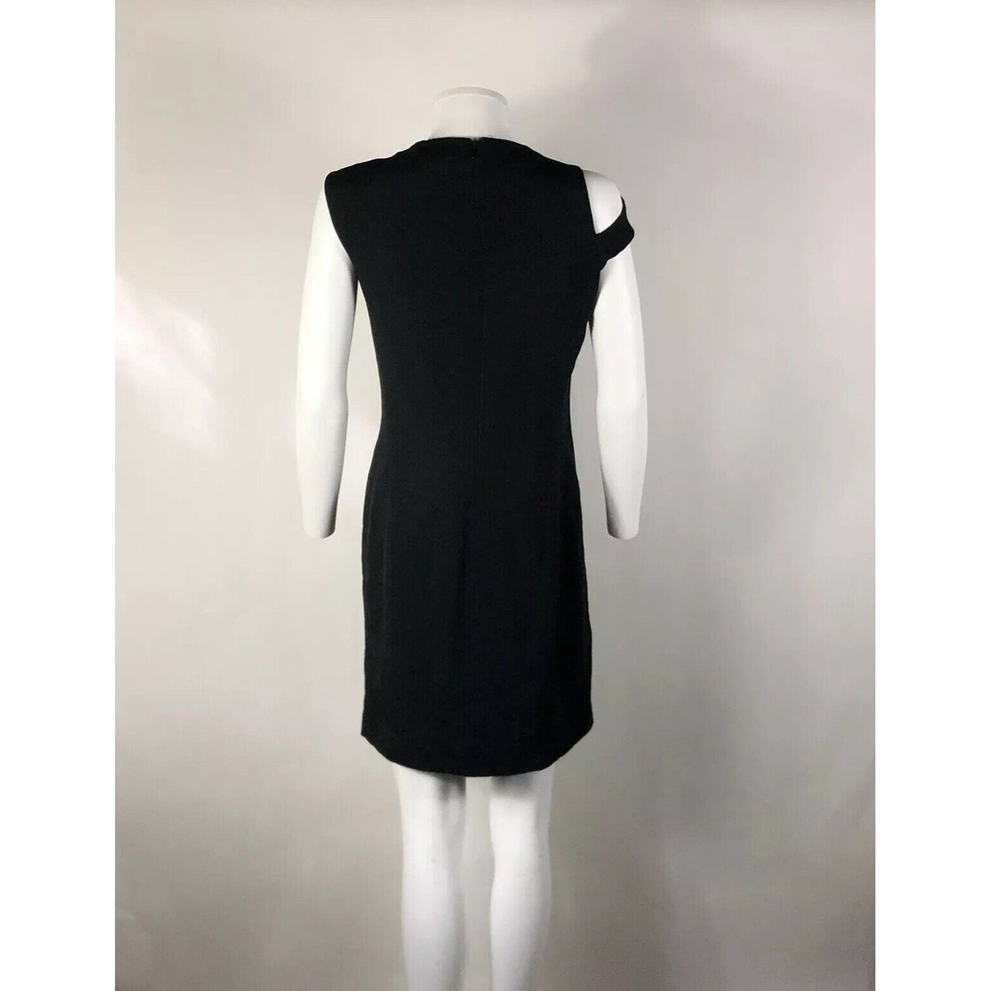 Rare Vtg Gianni Versace Black SS1994 Safety Pin Dress M