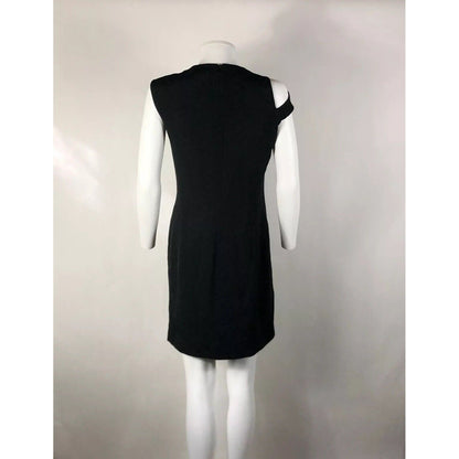 Rare Vtg Gianni Versace Black SS1994 Safety Pin Dress M