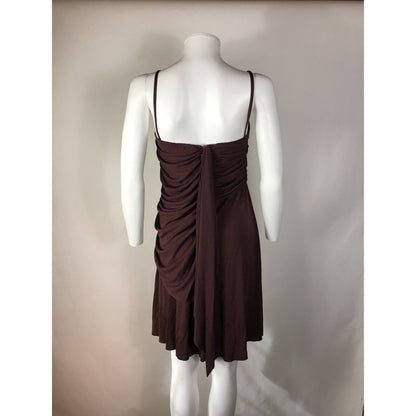 Rare Vtg Jean Paul Gaultier Burgundy Draped Dress S