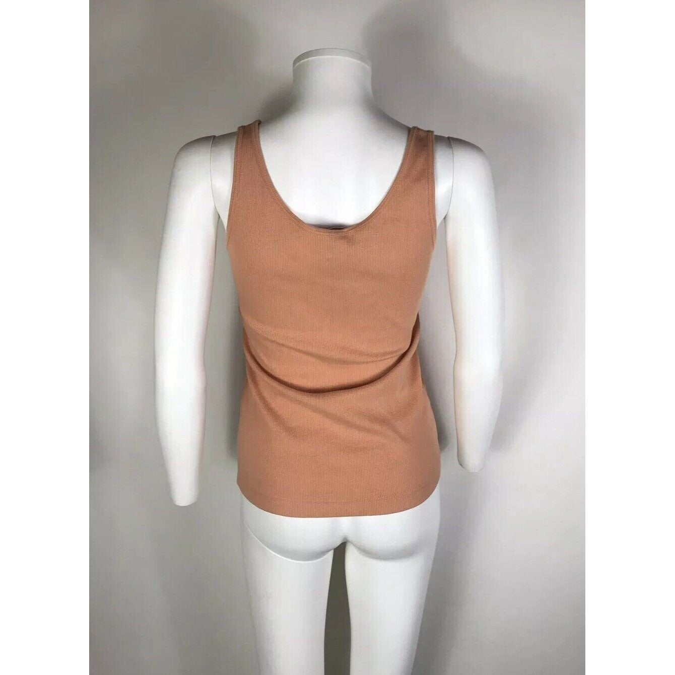 Rare Vtg Gucci 90s Orange Logo Ribbed Tank Top M C.1997