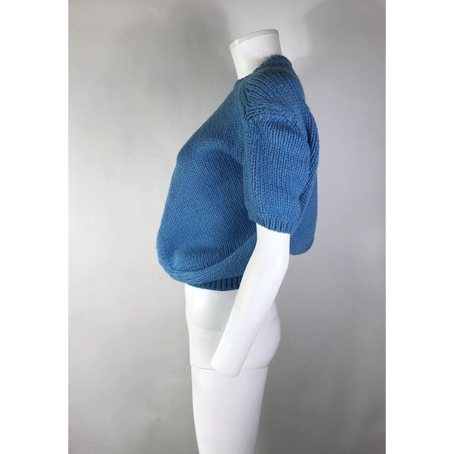 Rare Vtg Comme des Garcons Blue Lumps & Bumps Sweater SS1997 S